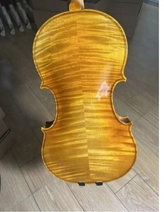 Violon artisanal 4/4, belle finition et son agréable, belle couleur jaune, fabriqué par un luthier expérimenté, violon pour étudiant - Product Image 2