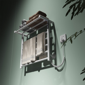 <span class=keywords><strong>Toallero</strong></span> eléctrico inteligente de diseño moderno para baño, almacenamiento de secado sin perforaciones, Calefacción Eficiente para hoteles - Product Image 3