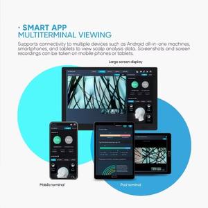 Analyseur numérique de peau, de cheveux et de cuir chevelu MFJC-1B alimenté par l'IA, modes RGB/polarisation croisée/UV, caméra sans fil Wi-Fi pour l'analyse du visage - Product Image 3