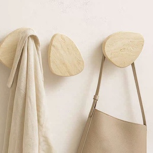 Perchero de Pared de Mármol Natural de Diseño Personalizado para Dormitorio de Hotel y Espacio de Estar - Product Image 4