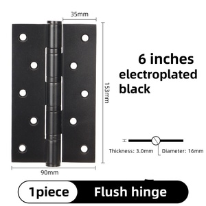 Cerniera a filo in acciaio inossidabile da 6 pollici dal design moderno, con cuscinetto, ispessita e silenziosa, <span class=keywords><strong>per</strong></span> porte in legno, <span class=keywords><strong>per</strong></span> interni, ferramenta <span class=keywords><strong>per</strong></span> porte. - Product Image 6