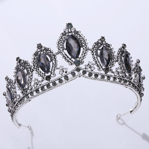 2022 Top nouveau diadème plaqué cuivre antique noir et couronnes couronnes élégantes couronnes et diadèmes - Product Image 6