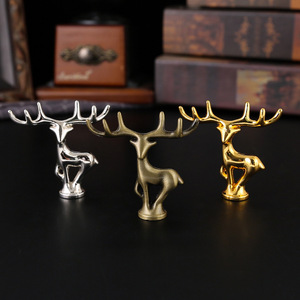 Couvercle universel en métal Maini, accessoire de capuchon supérieur, poignée haut de gamme, chapeau, verre Elk, ornement, artisanat - Product Image 3