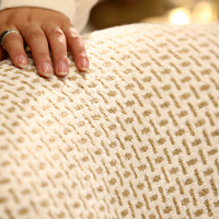 Fauteuil d'appoint rembourré à motifs avec pieds en métal pour salon et coin lecture