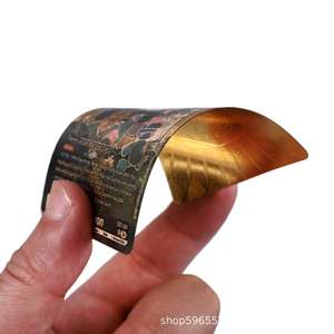 Nouvelles cartes à collectionner en feuille d'or Digimons Anime Character Trading Card avec Premium Metal Design Fans Gift - Product Image 5