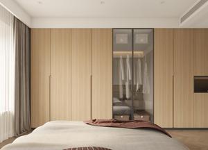 Armoire de chambre contemporaine autoportante personnalisée avec coiffeuse et miroir, grande capacité, écologique, gain de place, anti-humidité - Product Image 2