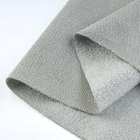 Tissu en daim floqué uni pour vêtements et canapés