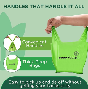 Sinh thái thân thiện tùy chỉnh in phân hủy sinh học compostable PLA ngô tinh bột T-Shirt Dog poop Túi - Product Image 5