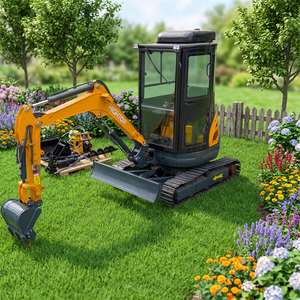 Mini Excavadora Compacta con Pantalla de Control del Acelerador y Pedal de Seguridad para Fácil Operación, Color Personalizado, Servicio OEM ODM - Product Image 1