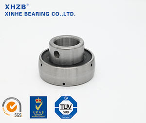 หมอนบล็อก UCP205สำหรับงานหนักที่ใส่เหล็กโครเมี่ยมแบริ่งพร้อมการหล่อลื่นจาระบีการปิดผนึกด้านบน - Product Image 3