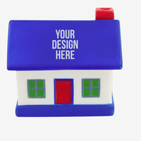 Jouets anti-stress personnalisés pour la maison, balles à presser promotionnelles avec logo imprimé, cadeaux en gros pour l'immobilier