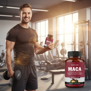 แคปซูลรากมาคา OEM/ODM 60 เม็ด - เสริมพลังงานสำหรับผู้ใหญ่ ปรับสมดุลฮอร์โมน ช่วยเพิ่มความหนาแน่นของกระดูก ปราศจากน้ำตาล อาหารเสริม - Product Image 2