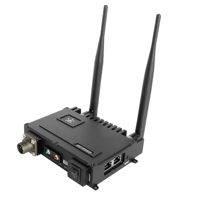 Light Weight Transmitter 25Km Long Range Receiver Efficient Channel Coding Ip Mesh Cofdm Wireless Sender