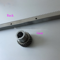 Crémaillère hélicoïdale en métal M1 M1.25 M1.5 et pignon pour machine CNC