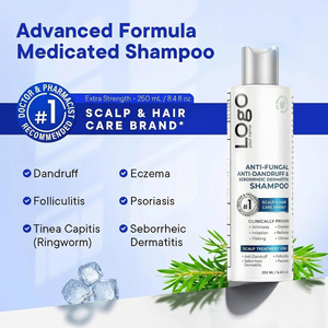 Champú Antifúngico Equilibrado de Marca Privada para el <span class=keywords><strong>Tratamiento</strong></span> del Cuero Cabelludo y el Cabello, para la Caspa y la Picazón, con Ácido Salicílico - Product Image 3