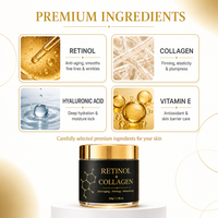 Crème anti-âge jour et nuit au collagène, raffermissante, naturelle et biologique, pour le soin de la peau du visage, marque privée OEM