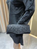 Sac de soirée plissé doré scintillant pour femme 2026, pochette à chaîne, sacs de mariage et de fête, sacs à main longs en strass