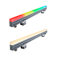 Projecteurs LED d'extérieur certifiés ETL 6W RGBW en aluminium, éclairage paysager IP66 avec design linéaire 12W