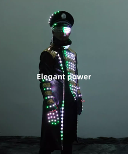 LED Robot Suit with Blue Light Uniform for Nightclub Bar KTV Shows and Parties <strong>Futuristic</strong> Party <strong>Clothing</strong> - Product Image 3