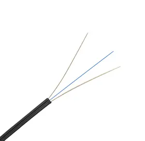 GJXFH 1 2 4 Core LSZH Sheath G657A1 FTTH Fiber Optical Drop Cable for Indoor