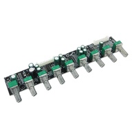 Papan Amplifier 7.1, papan penguat daya, pengaturan frekuensi Bass Volume independen, bisu otomatis untuk 7.1 Home Theater DIY