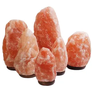 Melhor Qualidade Barato Popular Cristal Sal Lâmpada Candeeiros De Mesa Artesanato Natural Rock Himalayan Salt Lamp