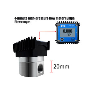 Pengukur Aliran Bensin <span class=keywords><strong>Diesel</strong></span> Air <span class=keywords><strong>Digital</strong></span> Elektronik Aloi Aluminium Tegangan Tinggi K24 Flowmeter Aliran Turbin <span class=keywords><strong>Digital</strong></span> K24 - Product Image 5