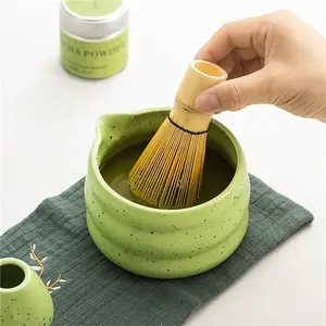 4/5/6/قطع مزج ماتشا باللون الأبيض/الأخضر/الأزرق/الأرجواني ، أدوات شاي الخيزران اليابانية ، مجموعات ماتشا الرائعة - Product Image 2