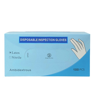 Guantes Desechables de Látex Liyecheng, Sin Polvo, Gruesos y Duraderos, para Inspección y Uso en Laboratorio, 100 Unidades - Product Image 1