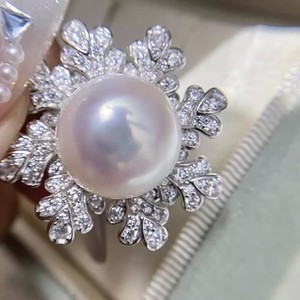 Support de bague en argent S925 WENCHI 11756 pour accessoires DIY avec perles doubles en forme de gourde 3-5mm – Support de bijoux tendance - Product Image 2