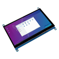 Monitor LCD Portworld HMI de 7 Pulgadas IPS 800x480 Compatible con Sistemas Windows, Raspberry Pi, Linux y Android