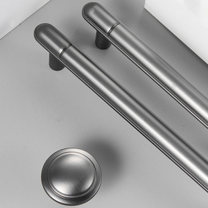 Minimalist T-Bar Cabinet Pulls Zinc Alloy Drawer Handles for Modern Villa Kitchen and Furniture - Product Image 5