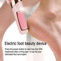 Lime électrique pour les pieds, éliminateur de callosités, ponceuse pour peaux mortes, rechargeable par USB, pour usage domestique