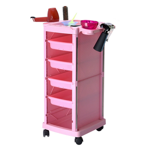 Zxm Salon Trolley Salon Hairdresser Barber Beauty Storage Trolley Hair Drawers <b>Colouring</b> Cart Spa - Product Image 2