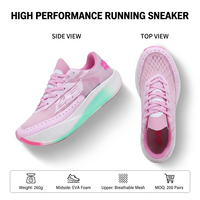 Chaussures de course légères et respirantes en maille pour hommes et femmes, avec soutien de la voûte plantaire, amorti, embout large, logo personnalisé, OEM