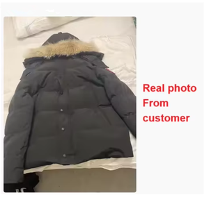 Parka Invernale da Uomo in Stile Classico, Alta Qualità, Caldo, Antivento, con Vera Pelliccia di Coyote, Imbottito in Piuma d'Oca - Product Image 3