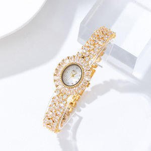 New Fashion Iced Out <b>Watch</b> <b>Arabic</b> Numerals Quartz Hip Hop Designer Gold Plated Luxury Men Women <b>Watches</b> - Product Image 5