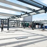 Estructura de Acero para Almacenamiento en Granjas y Almacenes, Materiales de Construcción Prefabricados Modulares de Fabricación Industrial