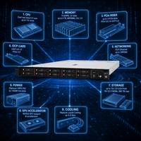 Server Rak SR630 V4 1U Dual Xeon 6 DDR5-6400 PCIe 5.0 Komputasi Enterprise HPC Virtualisasi Teruji