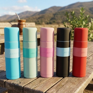 Thermos à Yerba Mate 500ML/700ML avec couvercle filtrant, double paroi, isolation sous vide, spécialement conçu pour l'utilisation avec une gourde à maté - Product Image 1