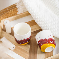 Pot de bougie en porcelaine personnalisé, vintage, européen, pour cadeaux de noël, artisanat, vase en céramique, bougie de luxe