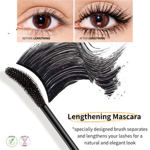 Etiqueta privada Máscara impermeable de larga duración Libre de crueldad Vegano A prueba de sudor Máscara de crecimiento de pestañas de larga duración - Product Image 2