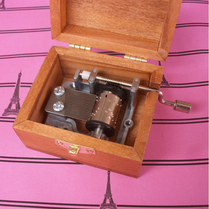Caja de Música Moderna y Exquisita de Madera con Manivela, Marca HS, Regalo Creativo para Estudiantes, con la Canción 'You Are My <span class=keywords><strong>Sunshine</strong></span>' - Product Image 3