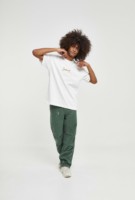 T-shirt décontracté Imperio Corinto pour homme, coupe ample et décontractée, respirant, à manches courtes, en jersey, motif lettres, couleur tomate