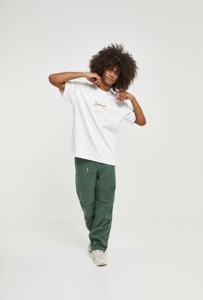 Camiseta Imperio Corinto Unisex de Corte Holgado y Relajado, Transpirable, con Estampado de Letras y Patrón de Tomate para Hombre - Product Image 4