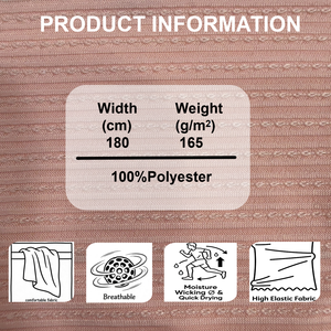 Nouvelle Collection 2026 – Tissu Tricoté 100% Polyester Effet Soie Glacée à Rayures <span class=keywords><strong>Barbi</strong></span>, Extensible, Écologique, Léger, Doux et Respirant pour Vêtements - Product Image 2