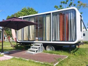 <span class=keywords><strong>Suite</strong></span> prefabricada modular Signature Architectural Apple Cabin para negocios de glamping y Resort de alta gama - Product Image 3