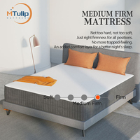 Lit moderne haut moulant cool mousse à mémoire de forme poche ressort bobine matelas moins cher dans une boîte roi double reine matelas à ressorts ensachés