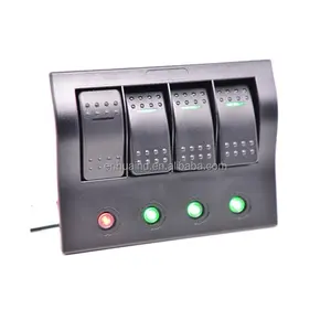 Marine Electronics Rocker Switch Panel with Circuit Breakers