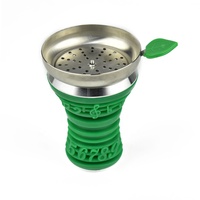 Set Perlengkapan Hookah Silikon Portabel, Wadah Hookah Silikon, Aksesoris Hookah, Grosir